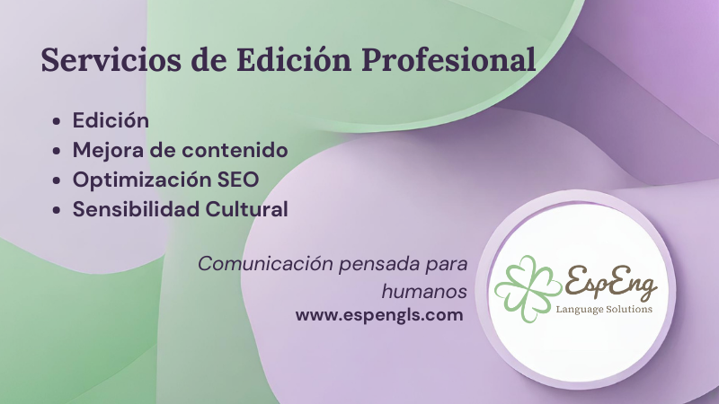 EspEng Language Solutions - Servicios de Edición Profesional